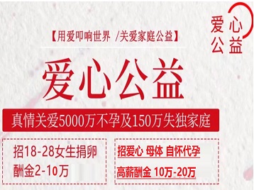 莲池捐卵助孕生子 爱心志愿者招募